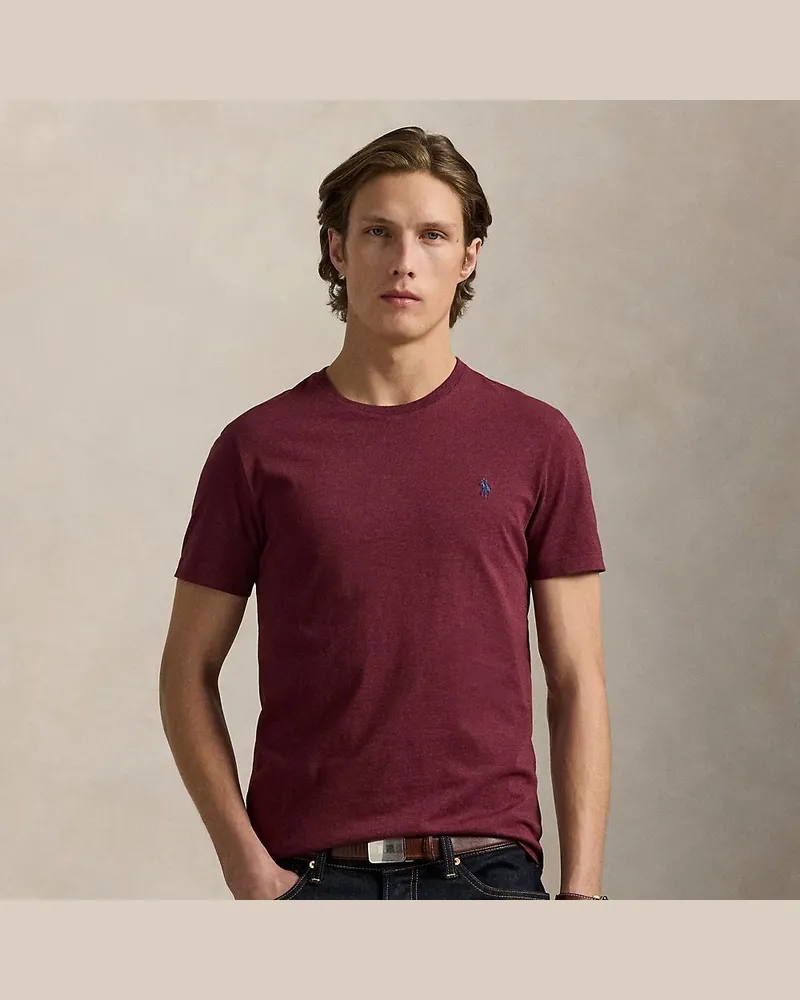 Ralph Lauren Custom-Slim-Fit Jersey-T-Shirt Red