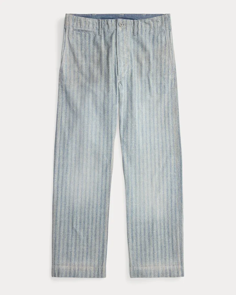 Ralph Lauren Gestreifte Feldhose aus Jaspé Blue