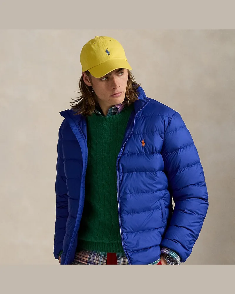 Ralph Lauren Die verstaubare Daunenjacke Colden Blue