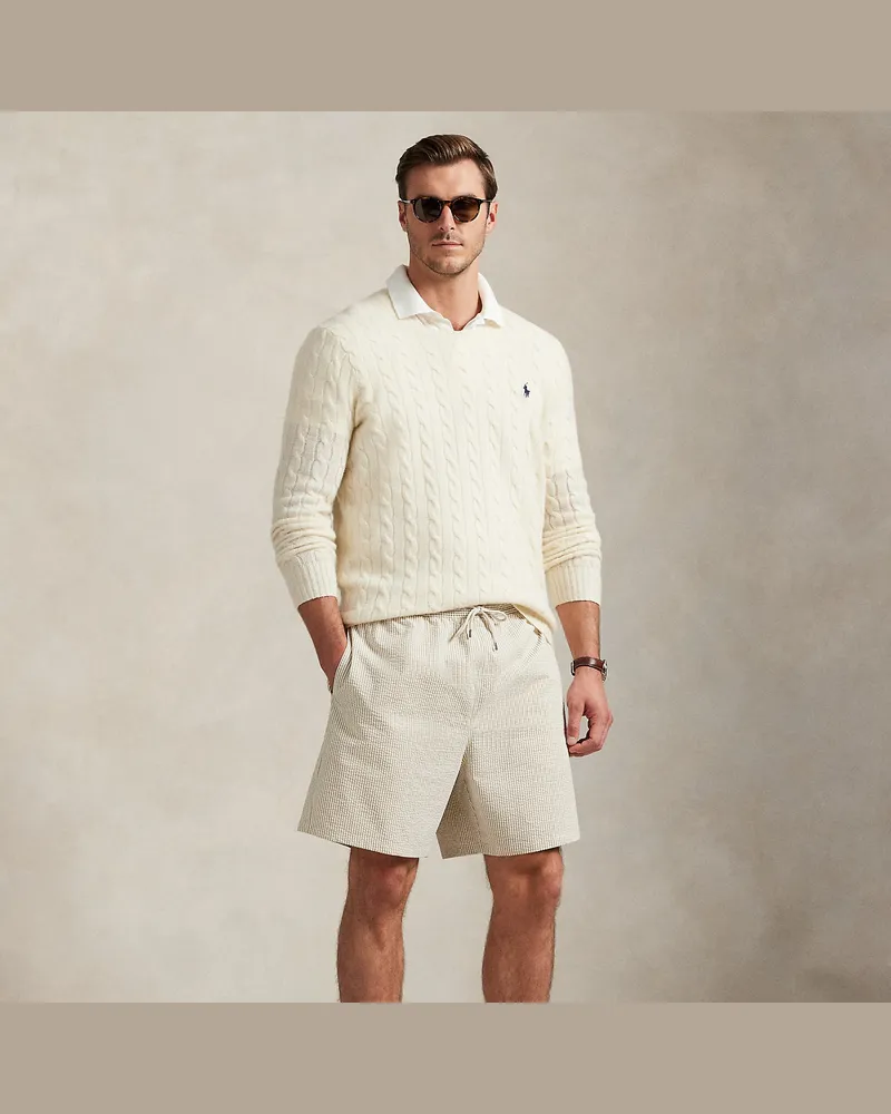Ralph Lauren Große Größen - Classic-Fit Badeshorts Traveler Tan