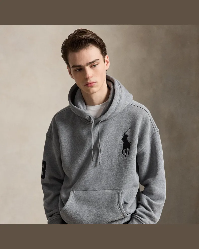 Ralph Lauren Relaxed-Fit Kapuzenpullover mit Big Pony Grey