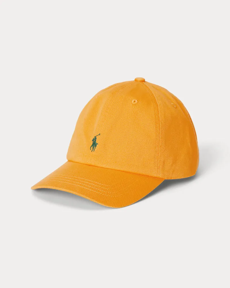 Ralph Lauren Baseballkappe aus Baumwollchino Yellow