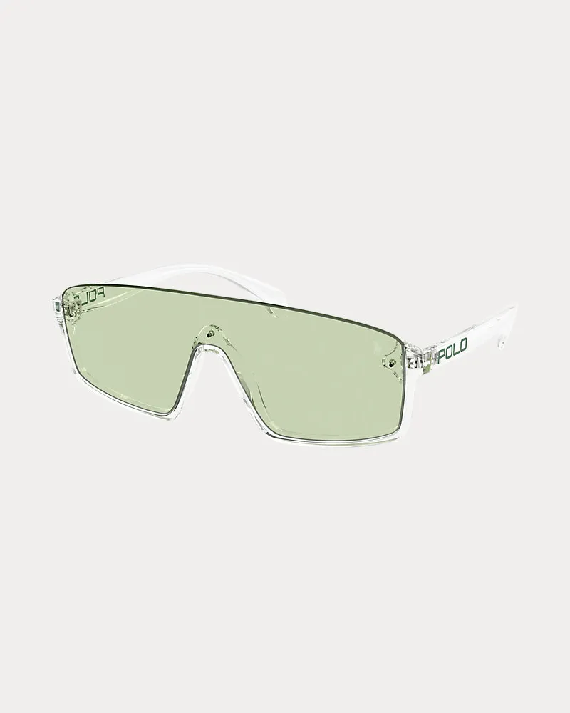 Ralph Lauren Polo-Sonnenbrille mit Schild-Silhouette Blue