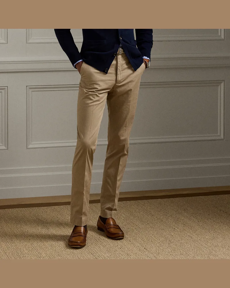 Ralph Lauren Slim-Fit Stretch-Chinohose Tan