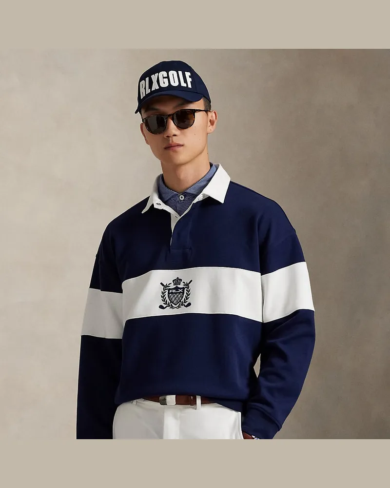 Ralph Lauren Relaxed-Fit Rugby-Sweatshirt mit Wappen Blue
