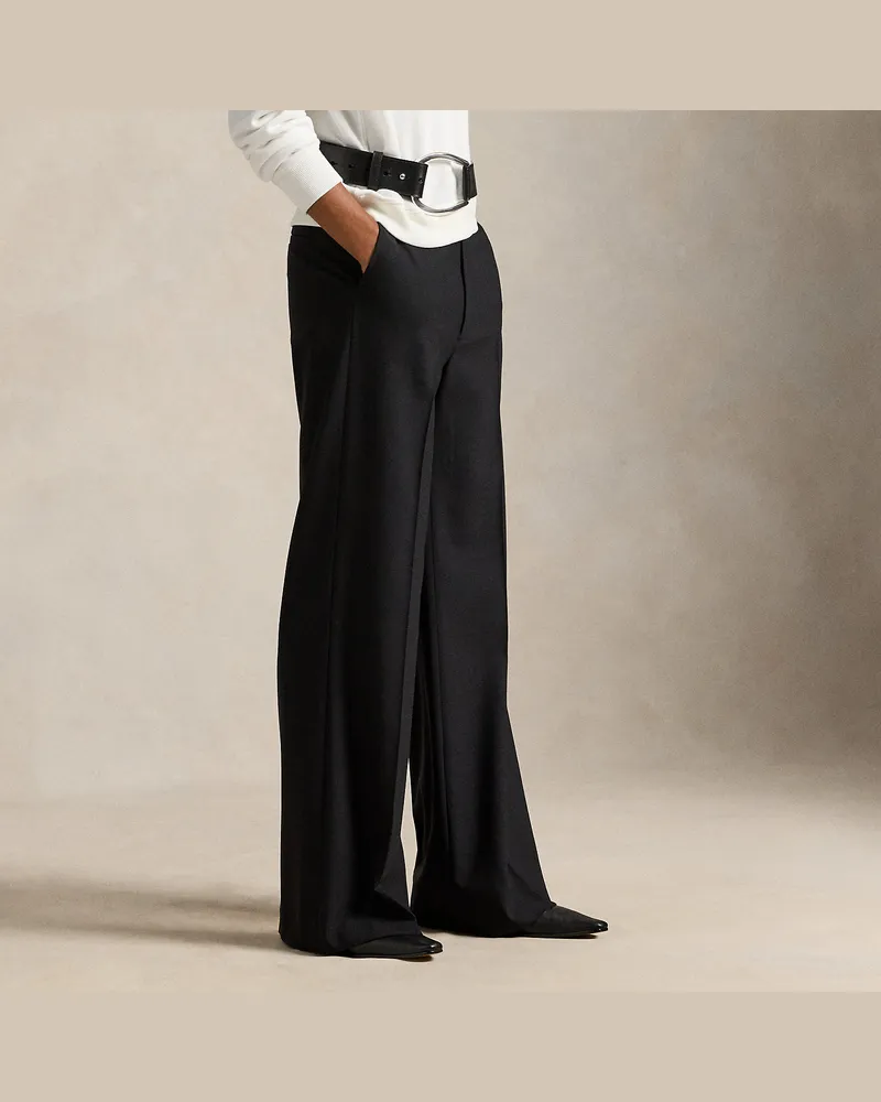 Ralph Lauren Stretchhose Beaton aus Wolle Black