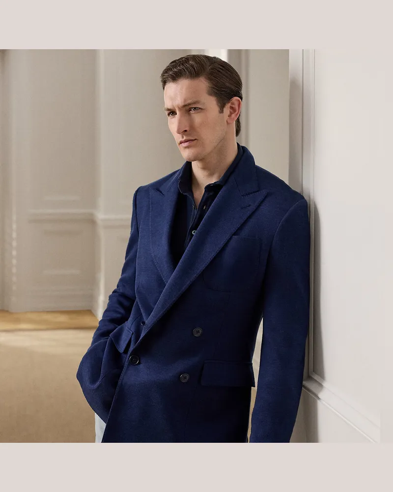 Ralph Lauren Handgeschneiderte Jacke Kent Blue