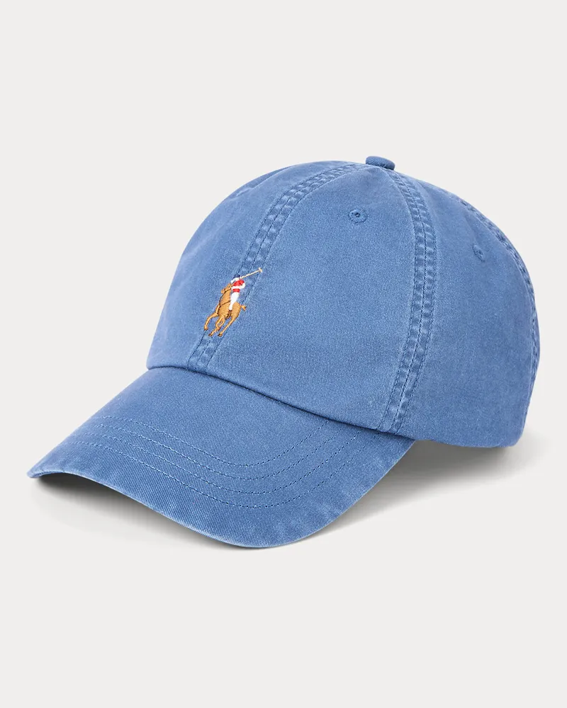 Ralph Lauren Baseballkappe aus Stretch-Baumwolltwill Blue