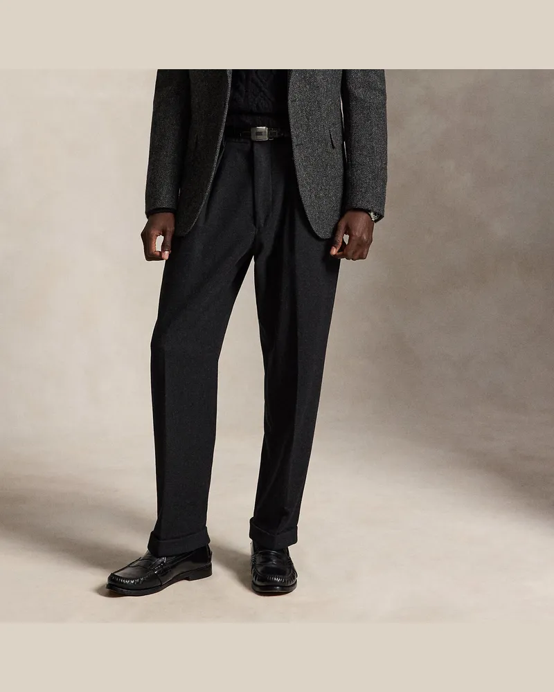 Ralph Lauren Relaxed-Fit Hose Suffield aus Flanell Grey