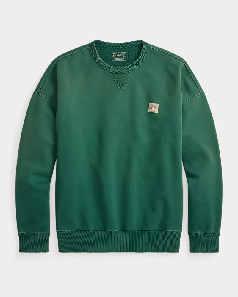 Ralph Lauren Relaxed-Fit Loopback-Fleece-Sweatshirt Green