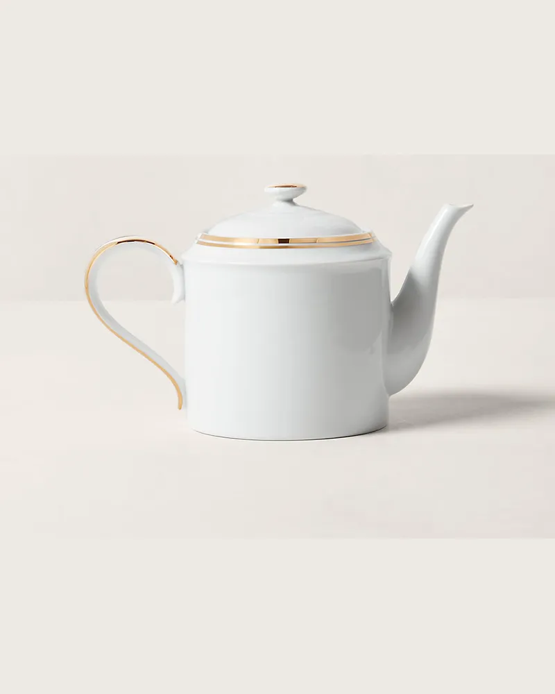 Ralph Lauren Home Teekanne Wilshire Gold
