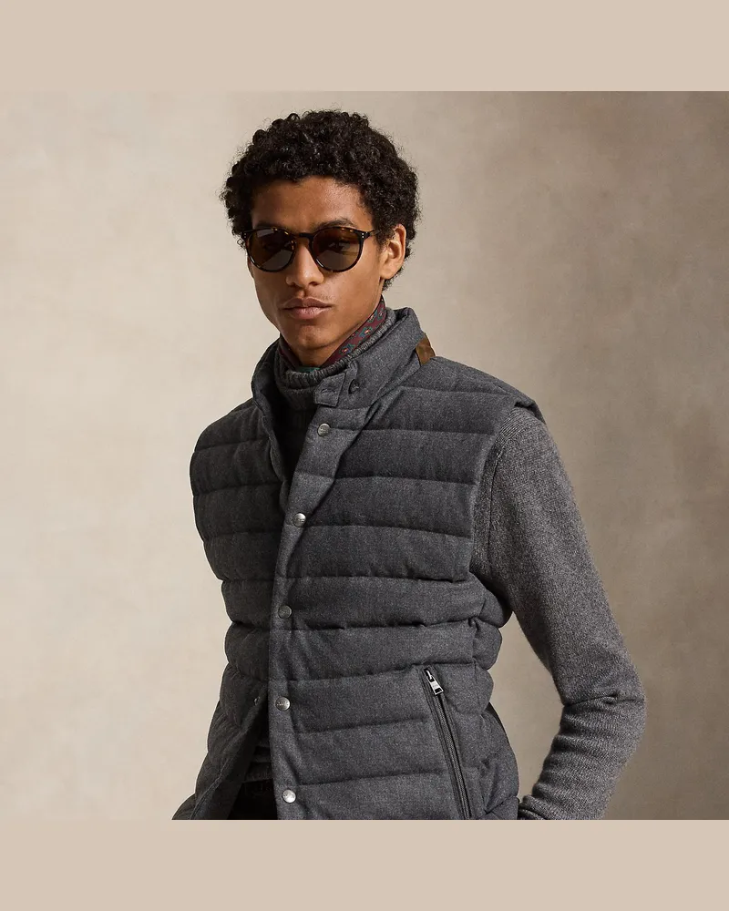 Ralph Lauren Daunenweste Stanwood aus Wollmischung Grey