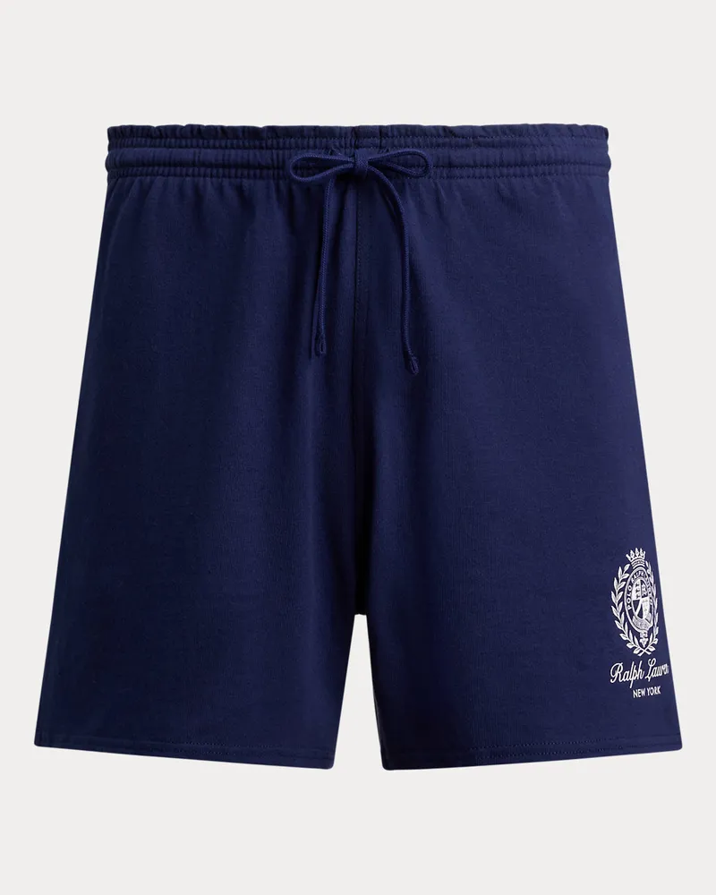 Ralph Lauren Relaxed-Fit Jersey-Shorts mit Grafik Blue