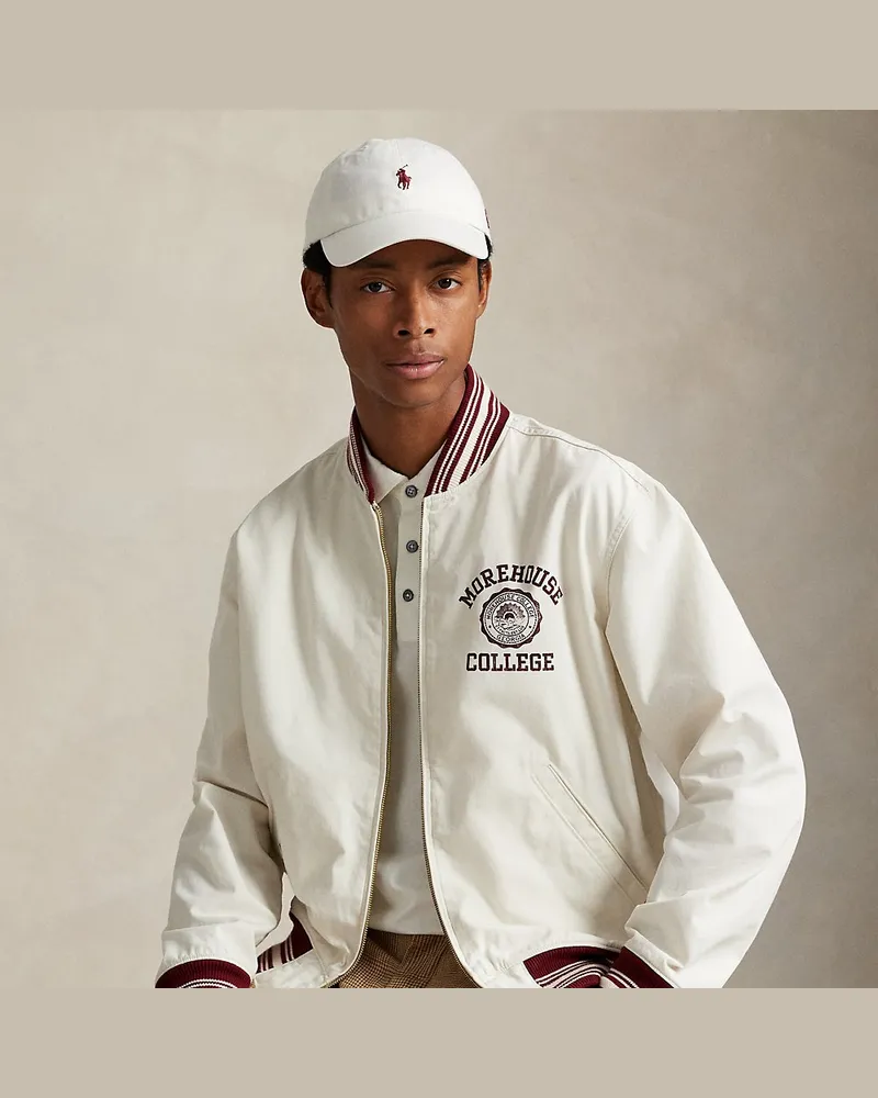 Ralph Lauren Die Trainingsjacke Morehouse College Cream