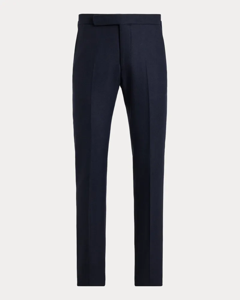 Ralph Lauren Handgeschneiderte Flanellhose Gregory Blue