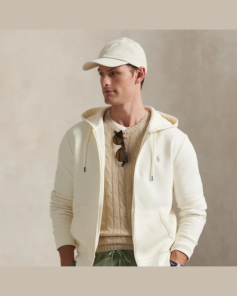 Ralph Lauren Doppellagige Kapuzenjacke Cream