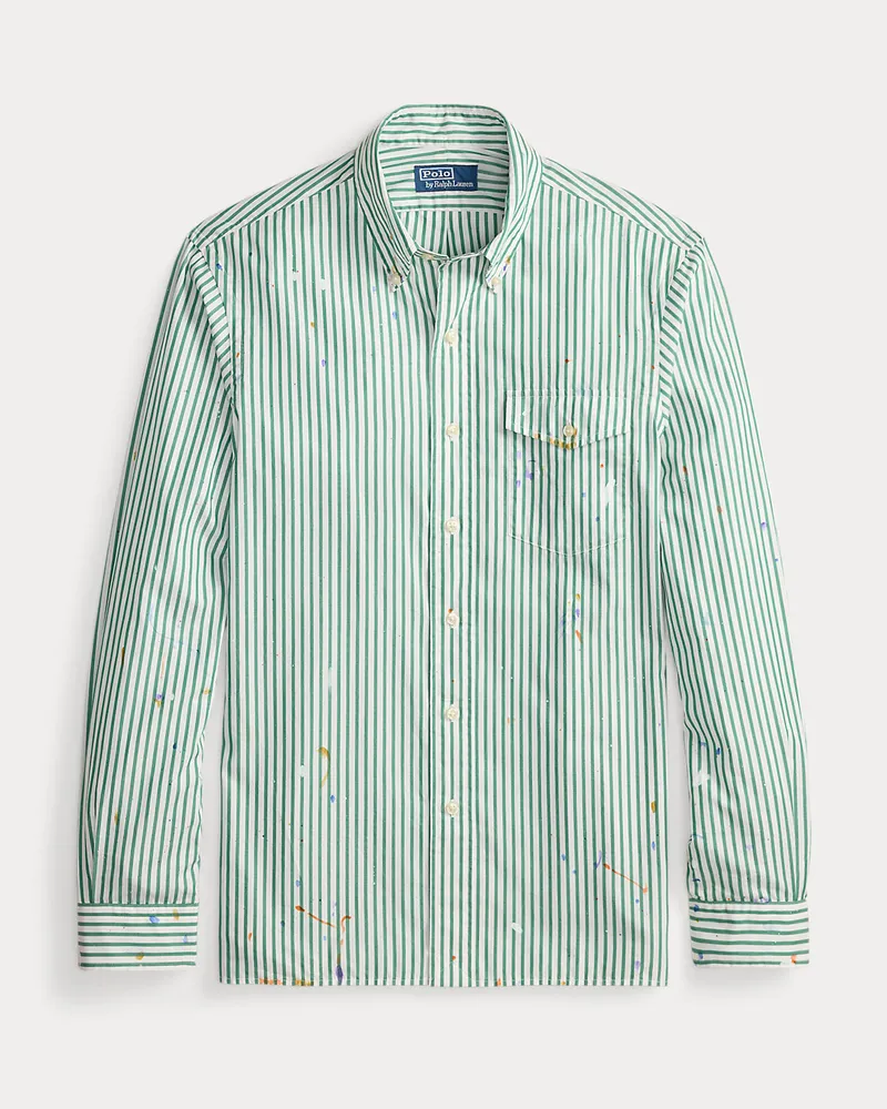 Ralph Lauren Gestreiftes Hemd mit Farbspritzern Multi