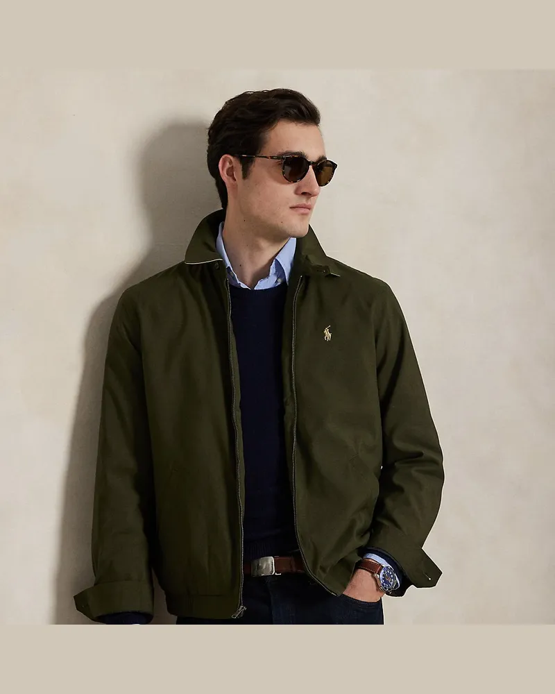 Ralph Lauren Bi-Swing-Jacke aus Twill Green