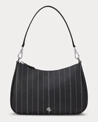 Ralph Lauren Mittelgroße Ledertasche Danni Black