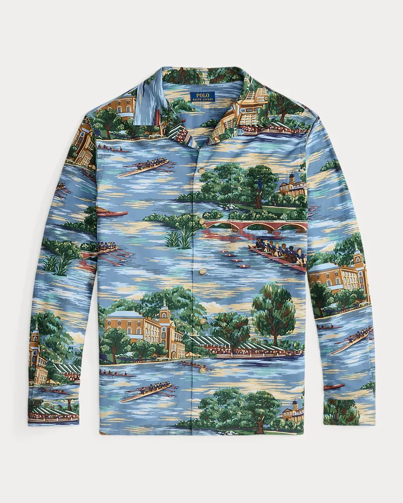 Ralph Lauren Classic-Fit Kurzarmhemd aus Kordsamt Multi