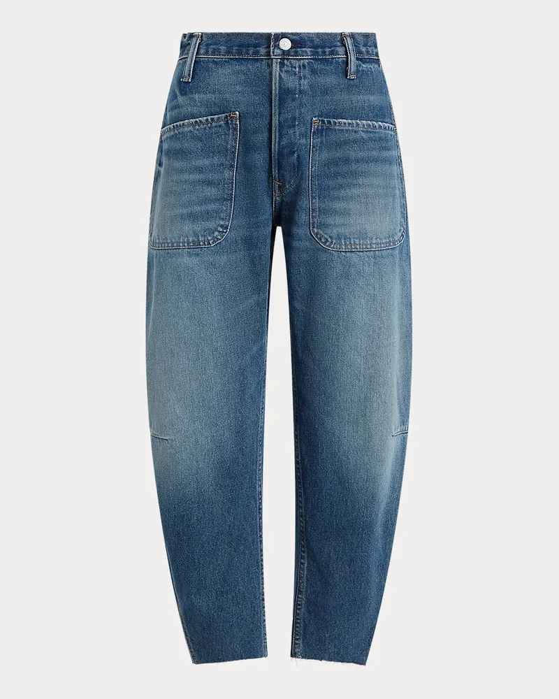 Ralph Lauren Curved-Tapered-Fit Jeans Blue
