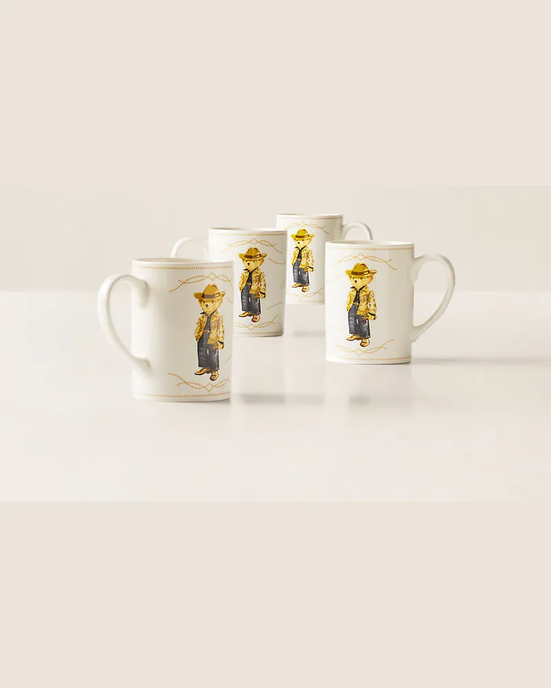 Ralph Lauren Home Tassen-Set mit Western Polo Bear White