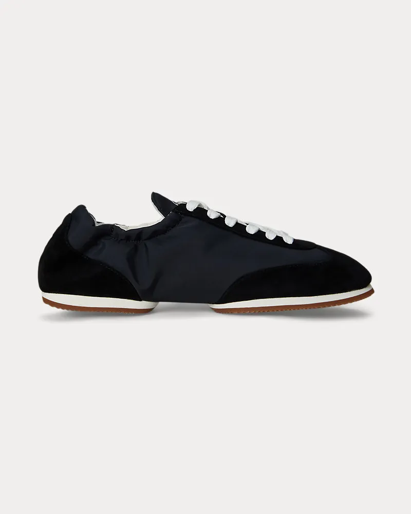 Ralph Lauren Der Ballerina-Sneaker mit Pony Black