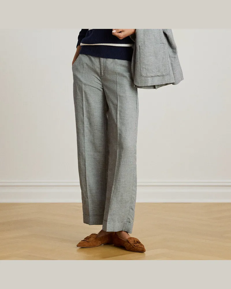 Ralph Lauren Hose in 3/4-Länge mit Korbmuster Blue