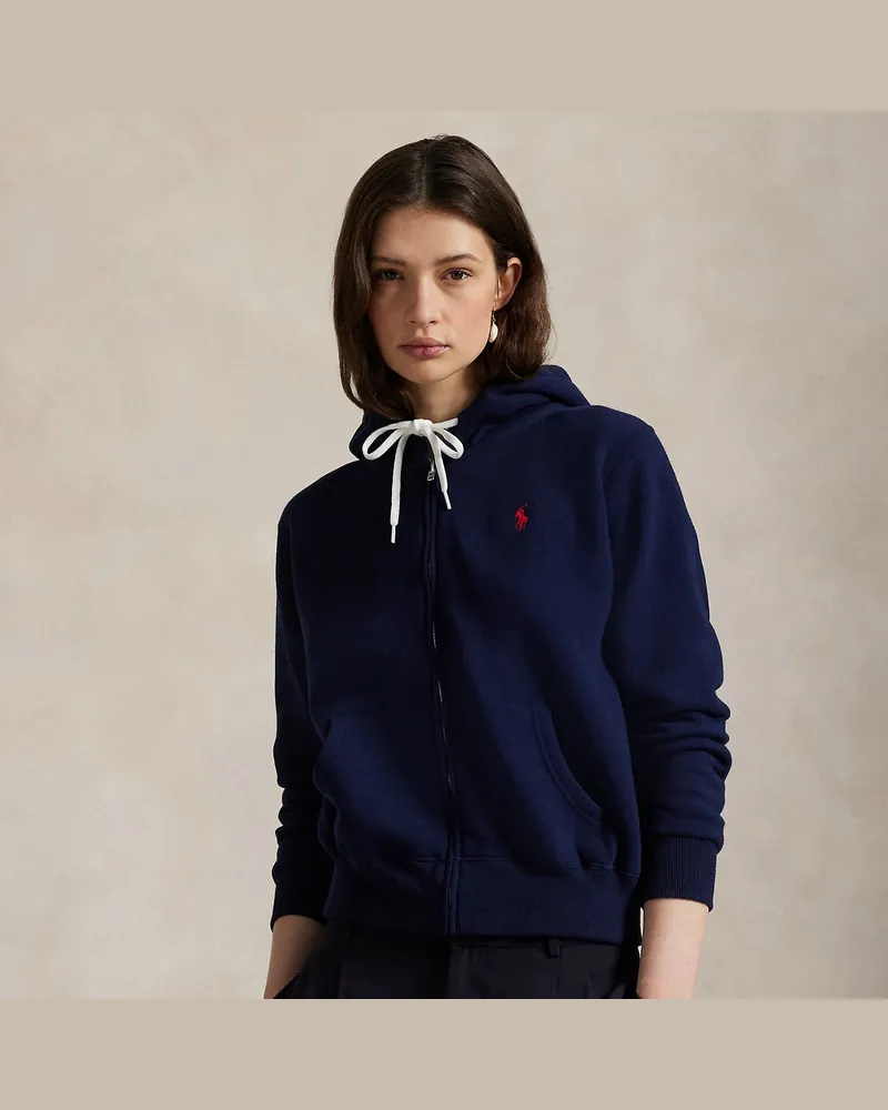 Ralph Lauren Fleece-Kapuzenjacke Blue