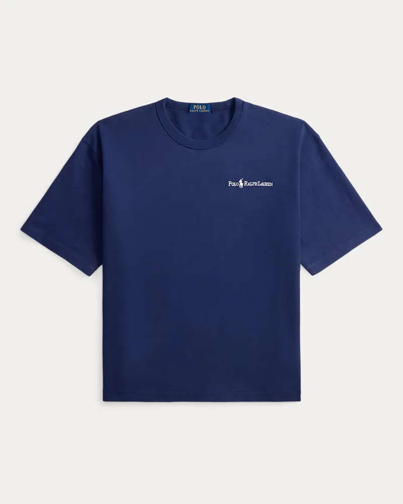 Ralph Lauren Relaxed-Fit Jersey-T-Shirt mit Logo Blue
