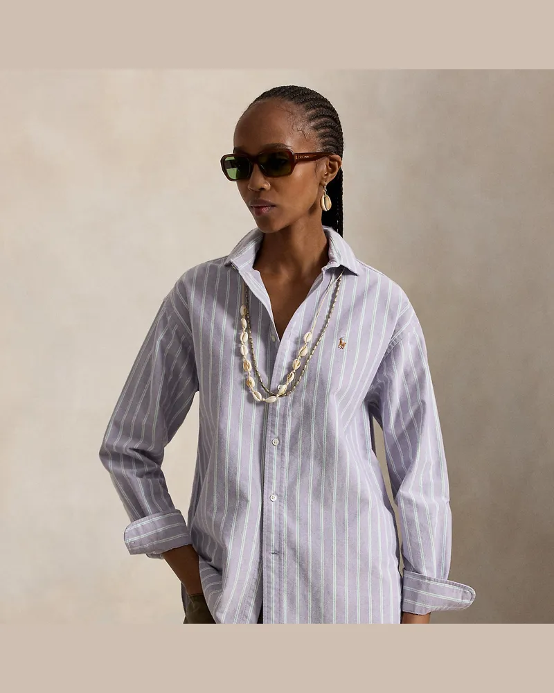 Ralph Lauren Relaxed-Fit Hemd aus Baumwolloxford Purple