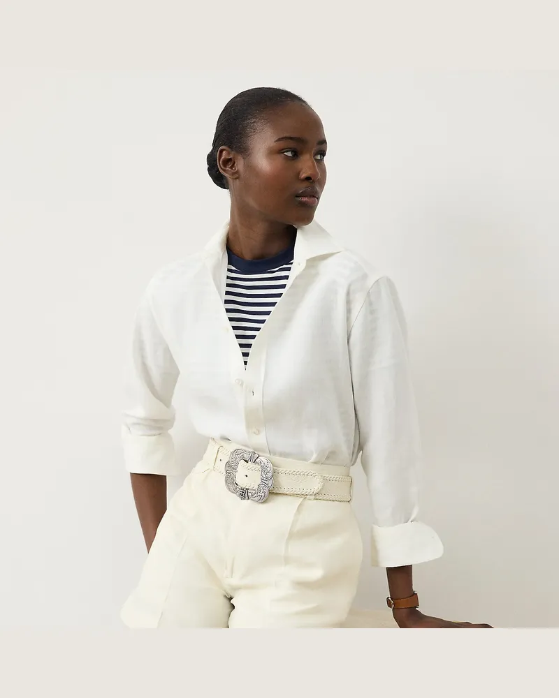 Ralph Lauren Relaxed-Fit Leinenhemd Adrien Cream
