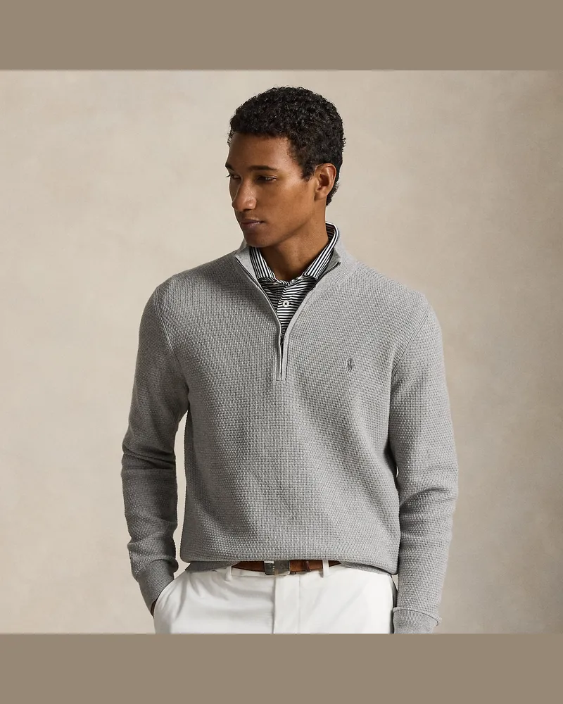 Ralph Lauren Performance-Pullover mit Baumwolle Grey