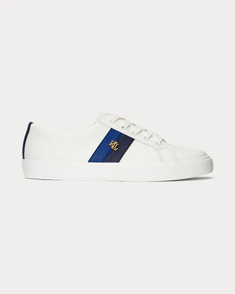 Ralph Lauren Ledersneaker Janson II White