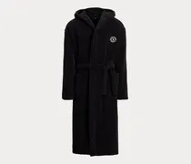 Baumwollfrottee-Bademantel mit Logo