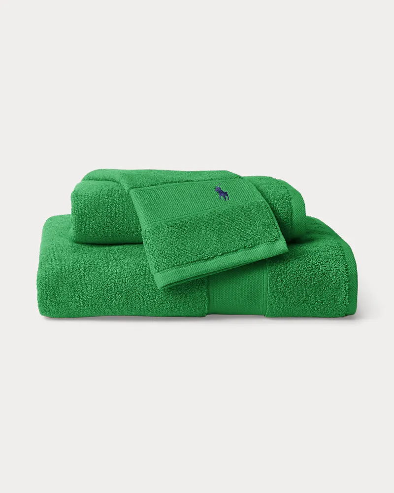 Ralph Lauren Home Das Polo-Handtuch und Badematte Green
