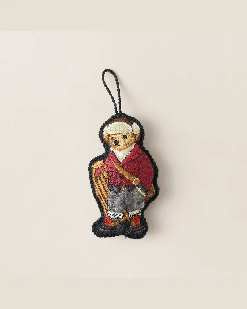 Ralph Lauren Home Ornament mit Sled Polo Bear Multi