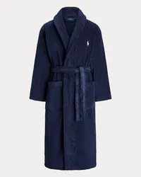 Ralph Lauren Bademantel aus Baumwollfrottee Blue