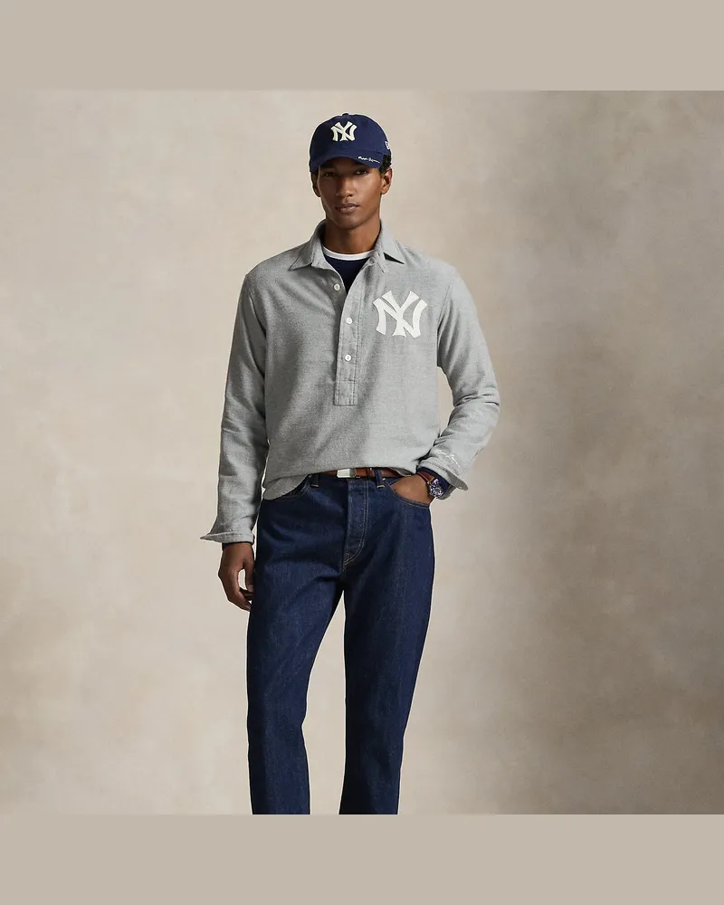 Ralph Lauren Popover-Hemd Polo  Ralph Lauren Lauren Yankees Grey
