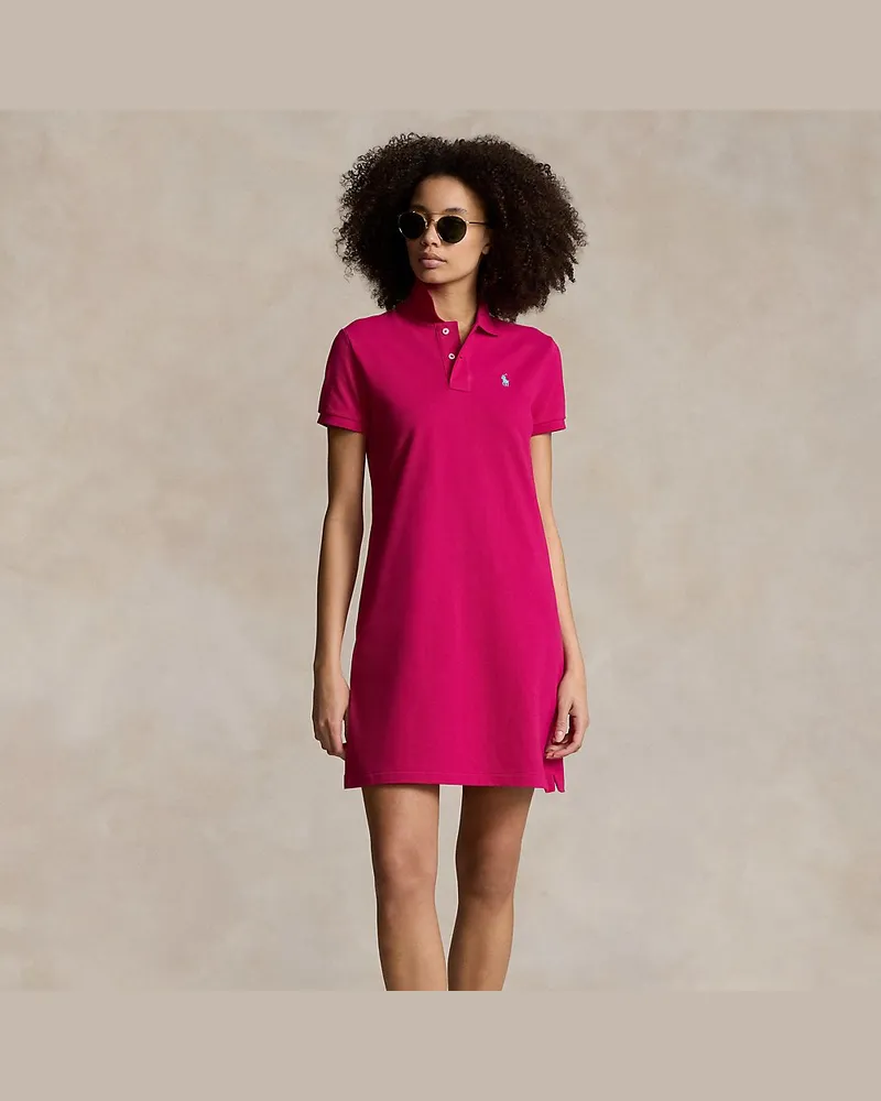Ralph Lauren Polokleid aus Baumwollpiqué Pink