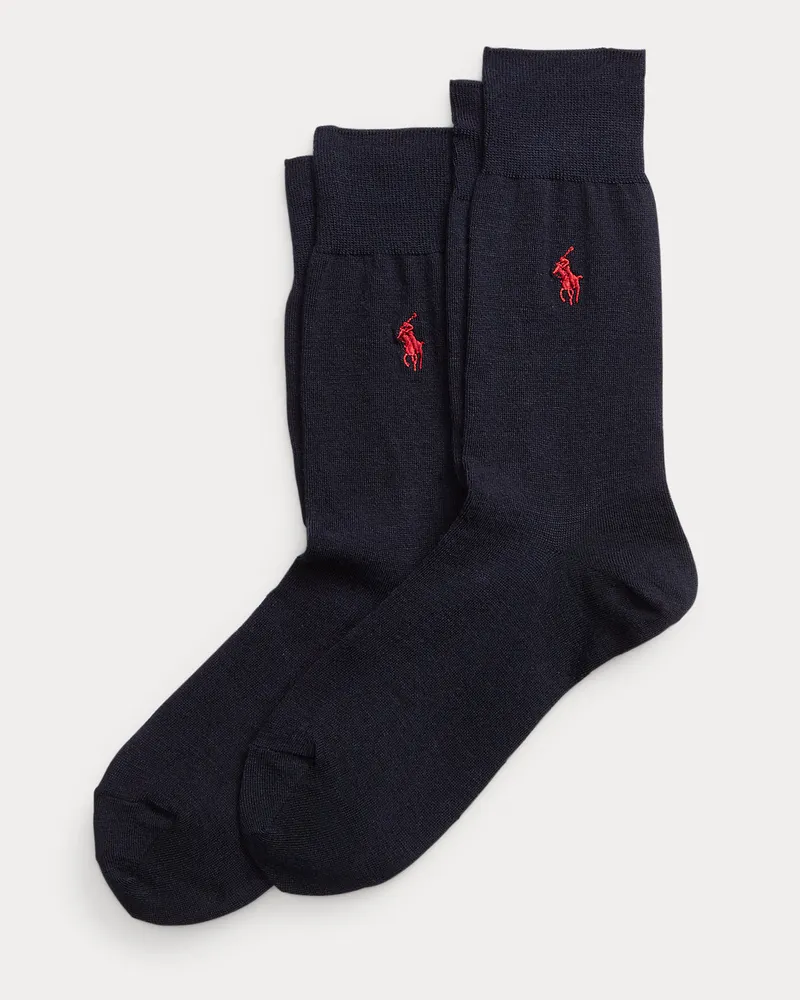 Ralph Lauren 2er-Pack Anzugsocken Blue