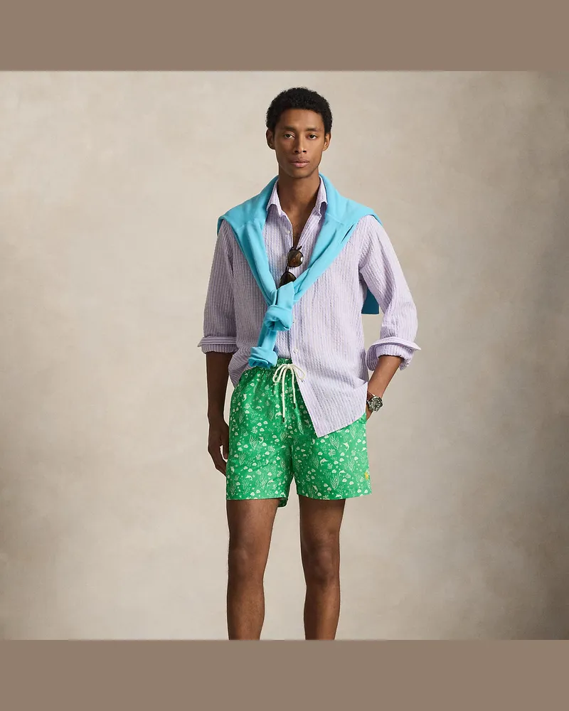 Ralph Lauren Klassische Badeshorts Traveler Green