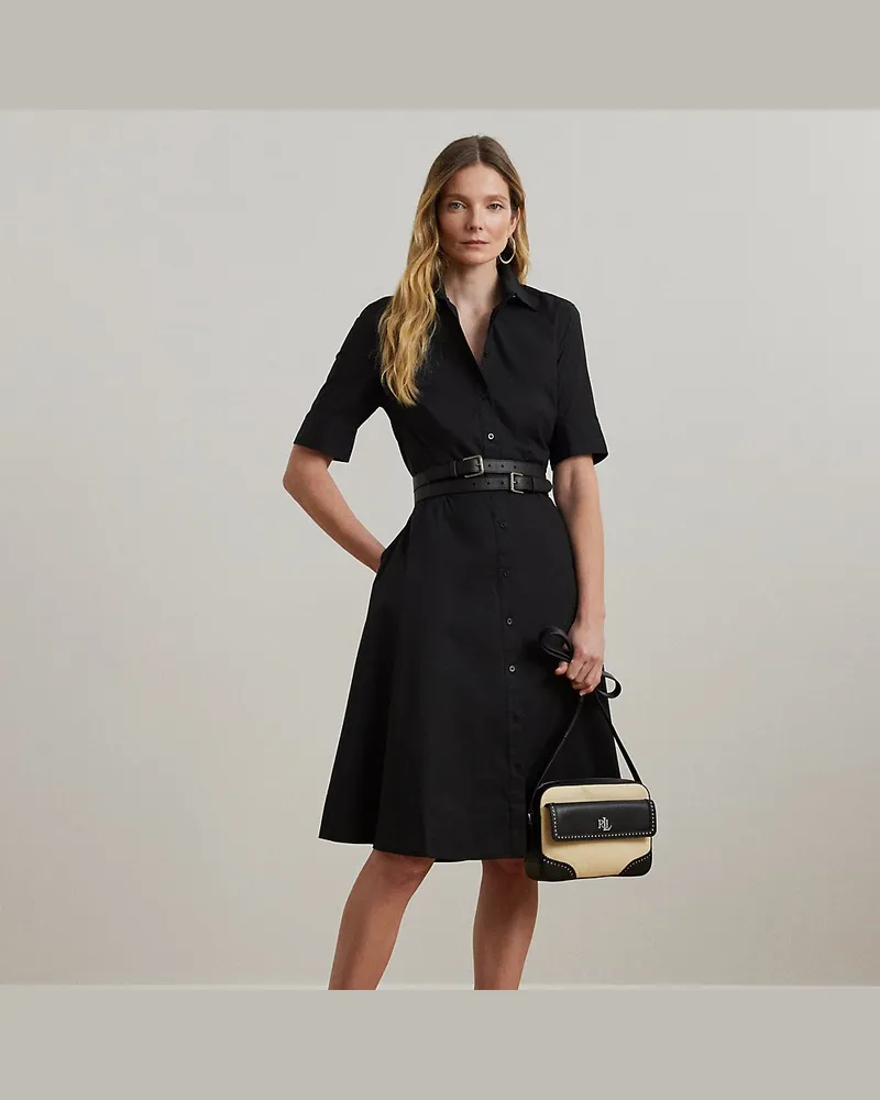 Ralph Lauren Hemdkleid mit Gürtel Black