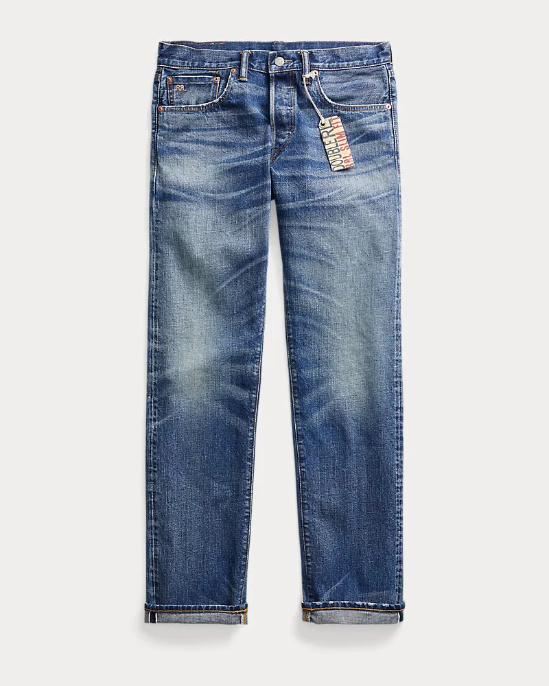 Ralph Lauren Slim-Fit-Jeans mit Hillsview-Waschung Blue