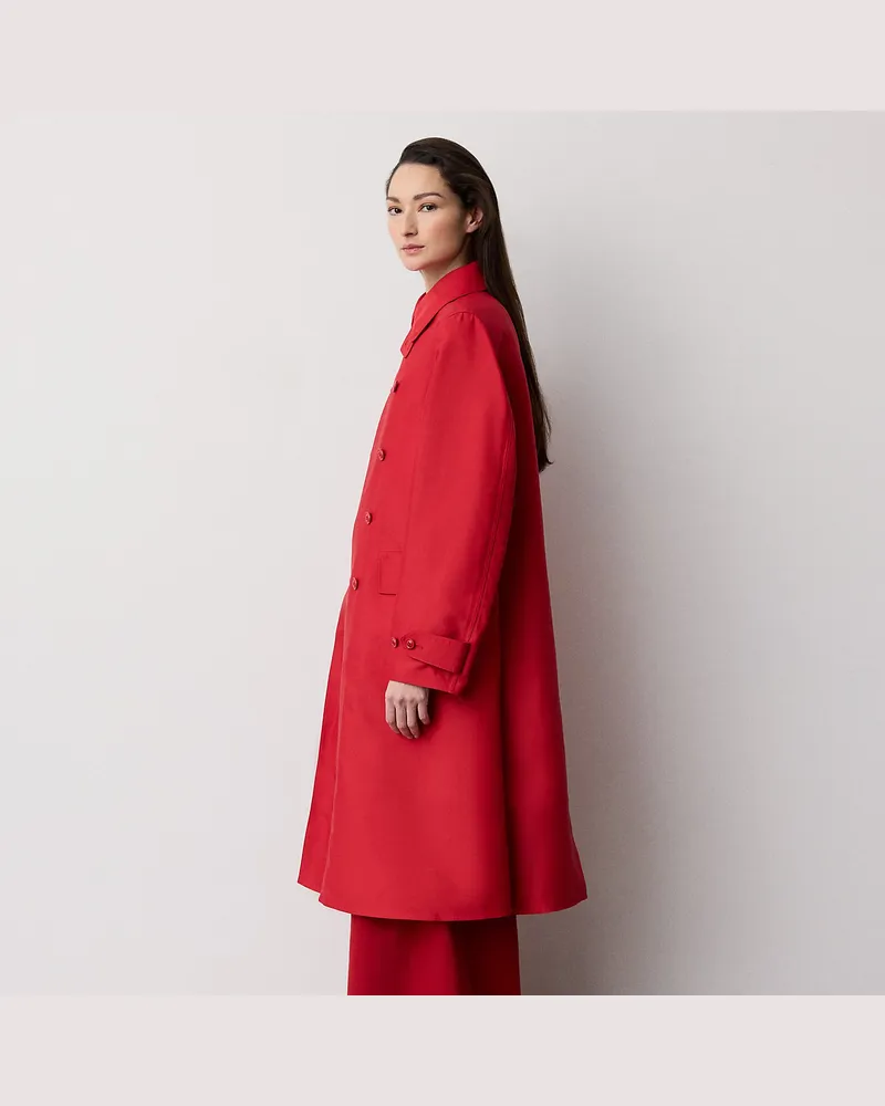 Ralph Lauren Trenchcoat Raquel aus Seidenmischung Red