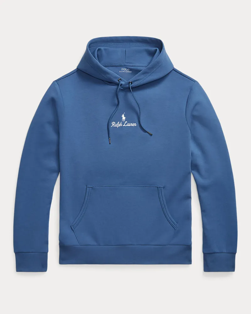 Ralph Lauren Doppellagige Kapuzenjacke mit Logo Blue
