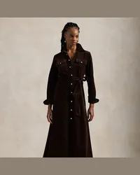 Ralph Lauren Hemdkleid aus Baumwollkordsamt Brown