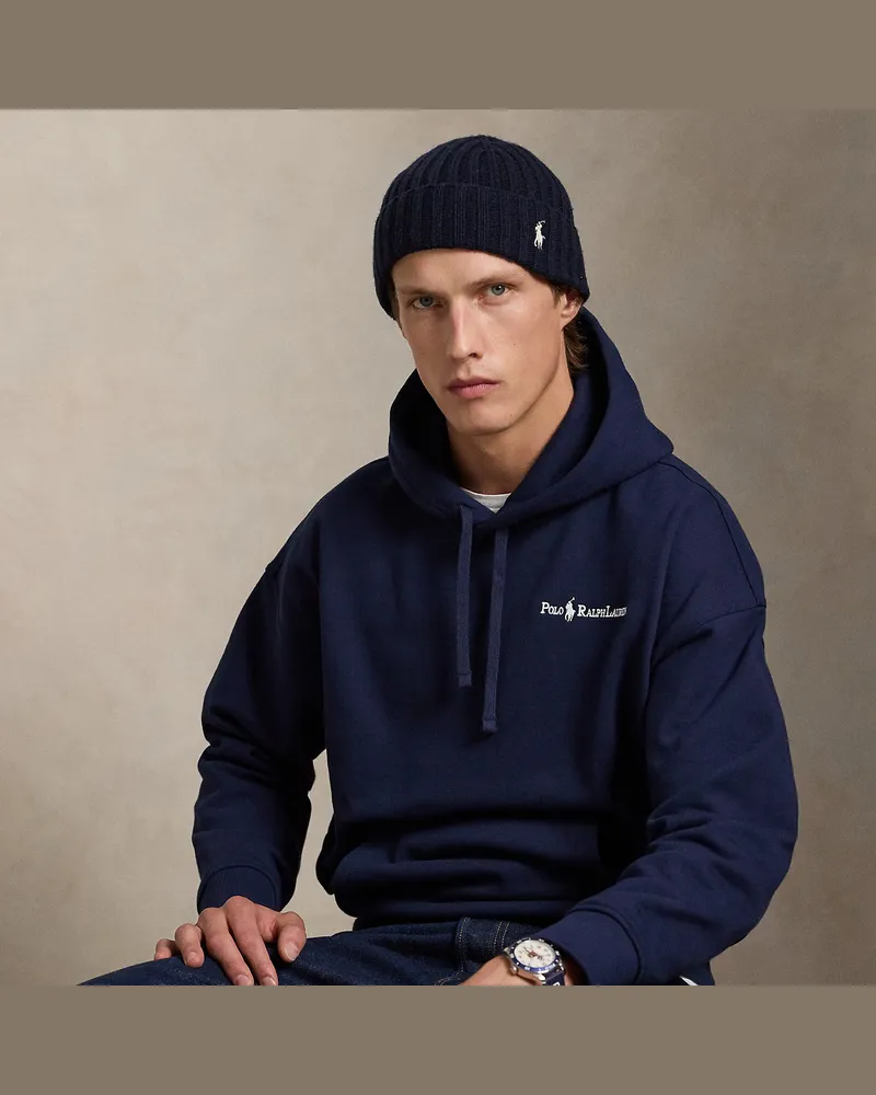 Ralph Lauren Relaxed-Fit Kapuzenpullover aus Fleece Blue