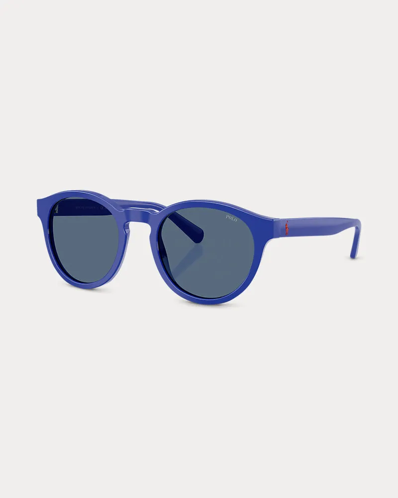 Ralph Lauren Runde Sonnenbrille Color Shop Blue