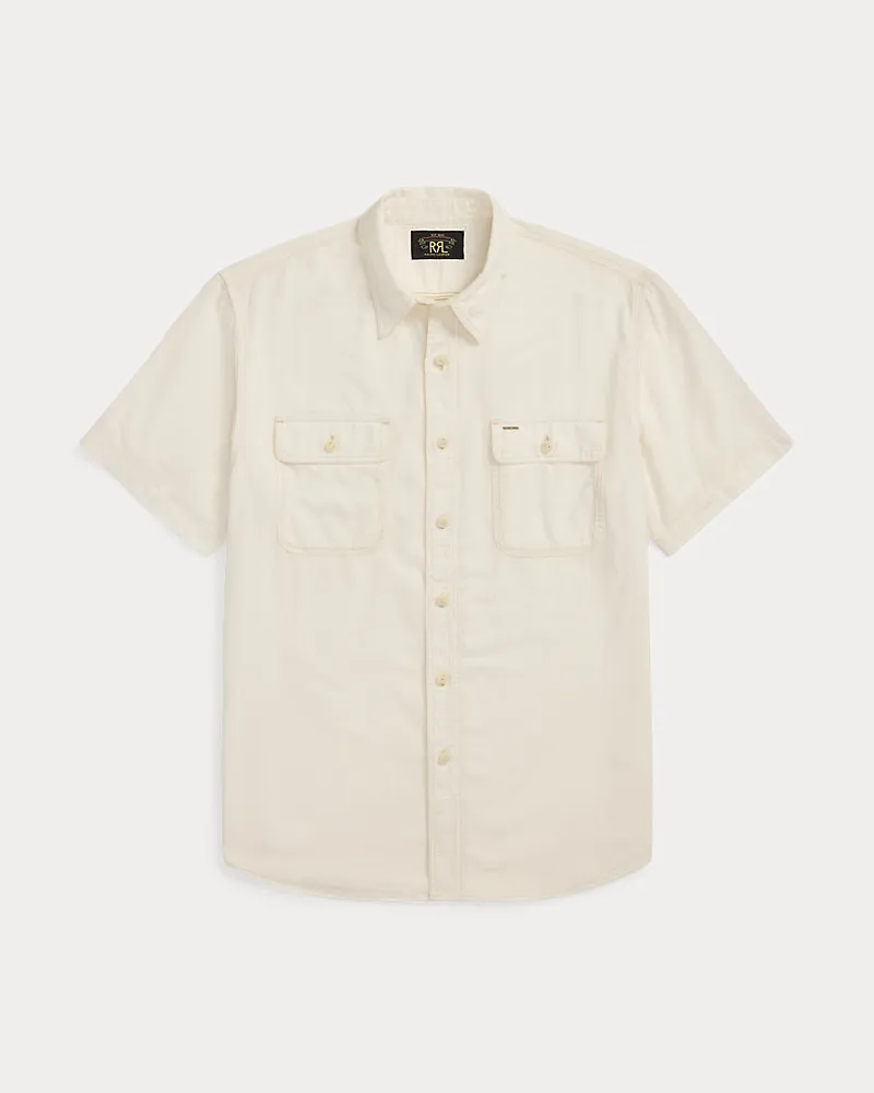Ralph Lauren Arbeitshemd mit Selvedge-Details Natural